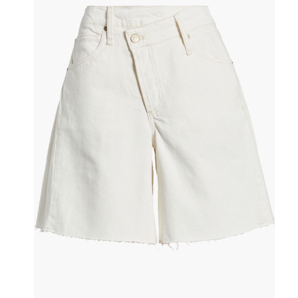 Free People White Jean Shorts - Picture 6 of 15